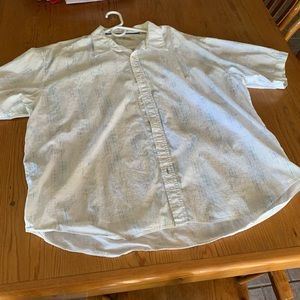 Tommy Bahama cotton button down shirt XXL 100% cotton